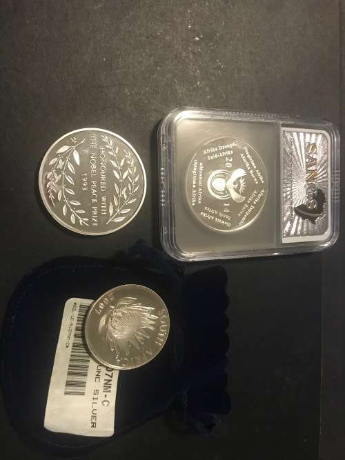 Silver Coins and Medallion