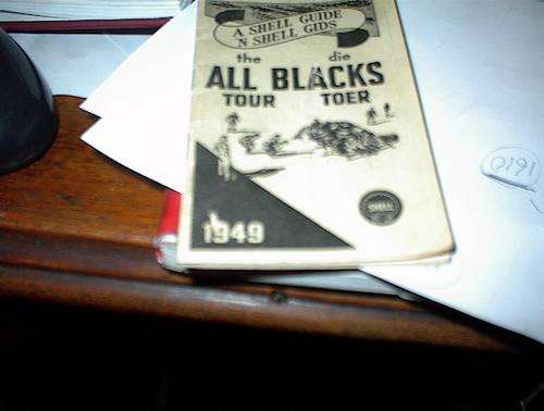 1949 shell guide to the ALL BLACKS TOUR