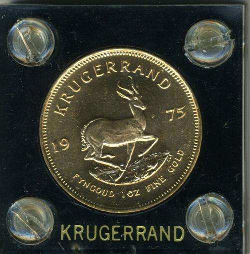 1975 - 1 OUNCE KRUGERRAND - RARE UNCIRCULATED GOLD COIN