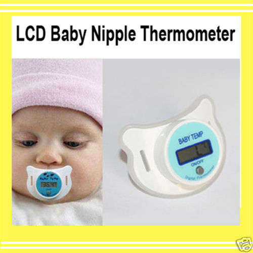 LCD Digital Infant Baby Temperature Nipple Thermometer