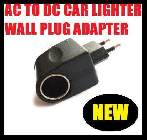 WALL 110V AC TO 12V DC CAR POWER CHARGER ADAPTER