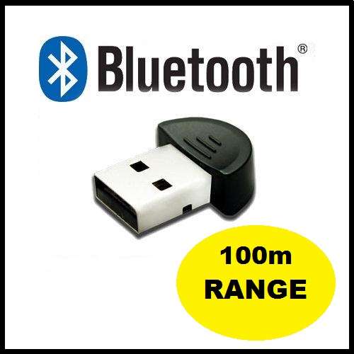 Bluetooth USB 2.0 Adapter 100m Range