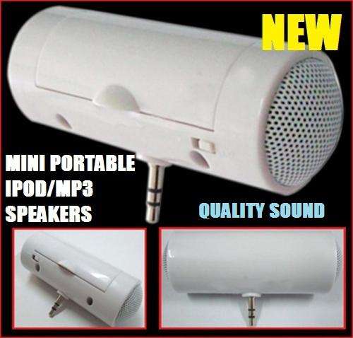 New Mini Portable Travel Speaker for iPod Nano MP3 MP4