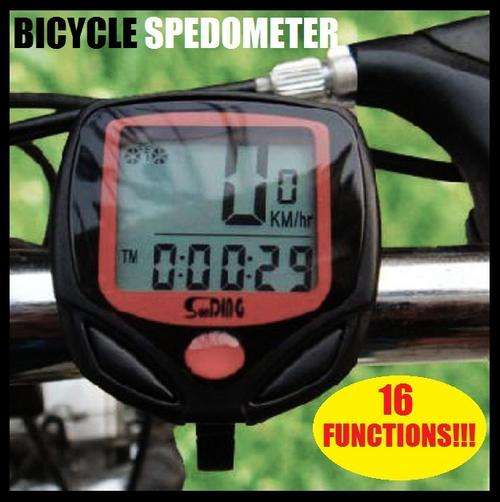 Bicycle LCD Computer Odometer Speedometer