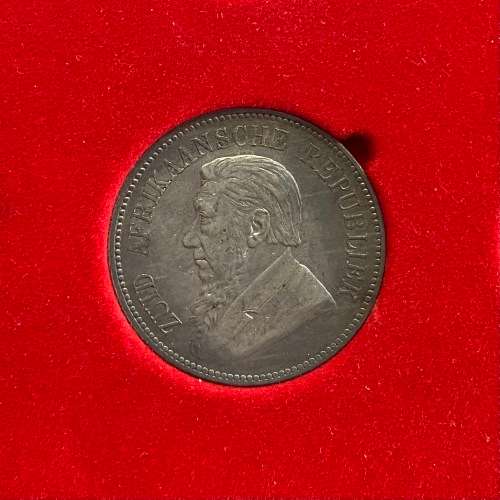 Stunning High Grade ZAR 1892 Silver Single Shaft Crown