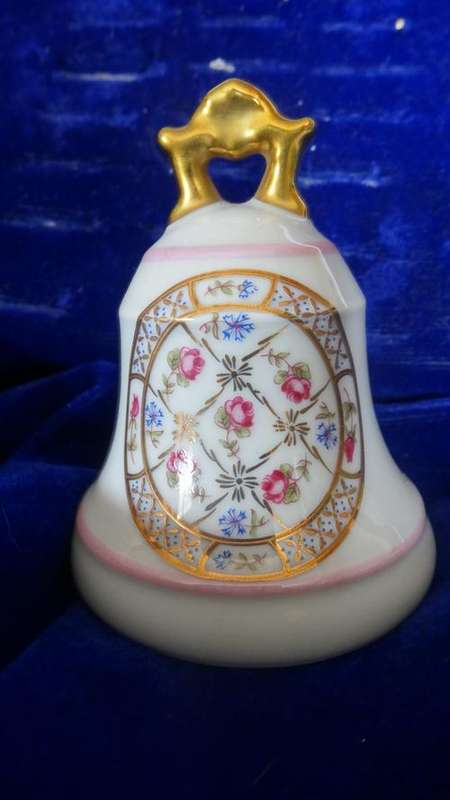 BEAUTIFUL LIMOGES STAMPED BELL IN ORIGINAL BOX