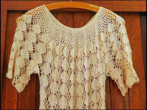 ***RARE*** 1930'S DARK IVORY LACE EMBROIDERED DRESS WITH EXQUISITE DETAIL- A MUST HAVE!!