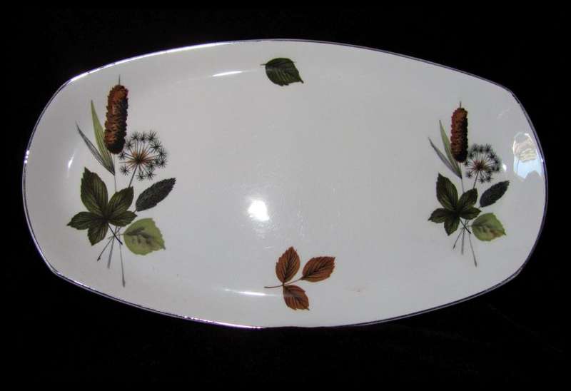 **COLLECTABLE** BEAUTIFUL MIDWINTER STAFFORDSHIRE ENGLAND PLATTER "RIVERSIDE" DESIGN BY JOHN RUSSEL