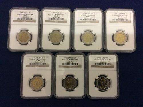 2008 set of birthday coins