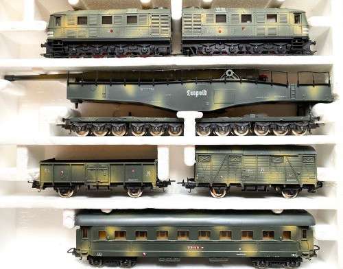 LIMA LEOPOLD WW2 RAILWAY GUN SET