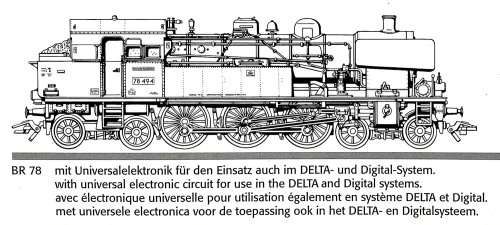 Marklin 33072 Tank Loco (DR)
