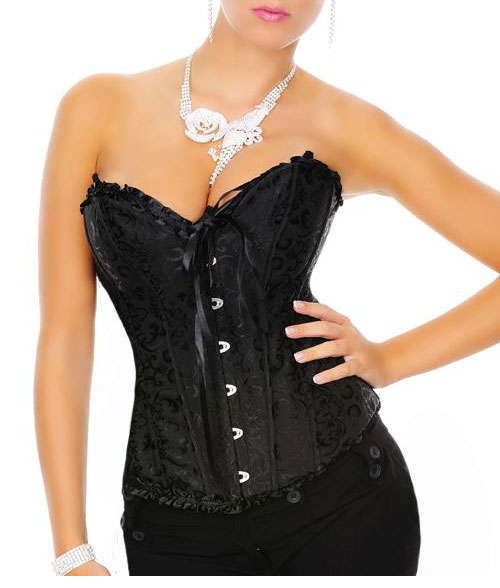Beautiful black boned corset! - Lingerie