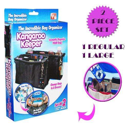 FREE SHIPPING!!!! KANGAROO KEEPER! SET OF TWO IN BLACK!!