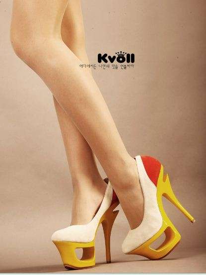 Platforms high heels fashion velvet shoes Sexy party pumps d64172 - Size 1 to 7