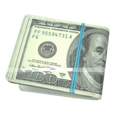 *Import* Men Dollar Horizon Artificial Leather Bifold Wallet - Free Shipping