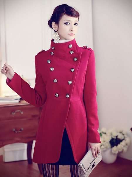 Free shipping - Napoleon military uniform double breast winter coat /jacket outerwear/M