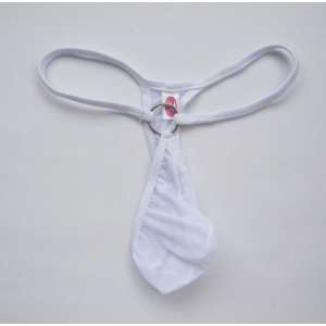 5 ON AUCTION!! Hot Simple Design Pattern Sexy Underwear for Men - White