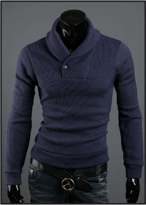 HH-80Q03#Men Blouse-Navy  - *DOOR DELIVERY R45*