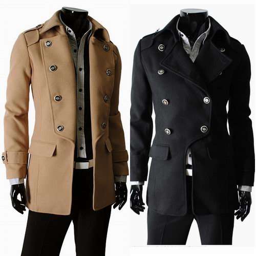 5 ON AUCTION - Men's Black Worsted Coat - - *DOOR DELIVERY R150*