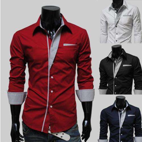 *M*HH- 660700#Men Shirt - Red - *DOOR DELIVERY R45*
