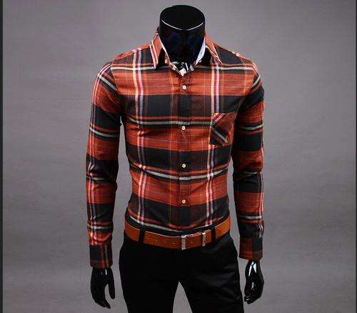 10 ON AUCTION - Men Shirt-Red  - *Door delivery for only R150*