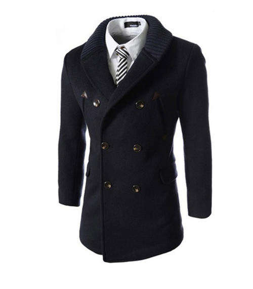 Men's Lovely Navy Coat - - *DOOR DELIVERY R45*