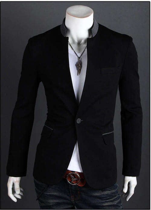 Men Coat-Black- - *Door delivery for only R45*