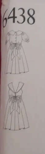 NEW LOOK PATTERNS 6438  GIRLS PARTY DRESS 9 SIZES IN ONE 4 - 12 YEARS COMPLETE NEW LOOK PATTERNS 643