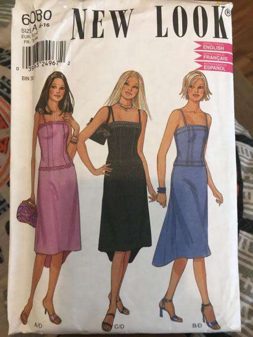 Sewing pattern Newlook 6080, ladie`s top and skirt