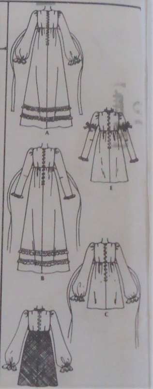 McCALL`S PATTERNS 3398 GIRLS DRESS SIZE 12 YRS COMPLETE & PART CUT McCALL`S PATTERNS 3398 GIRLS DRES