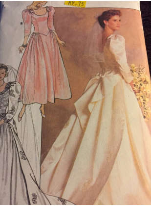 PATTERN BUTTERICK 4743 - WEDDING GOWNS (SIZE 8-10-12)