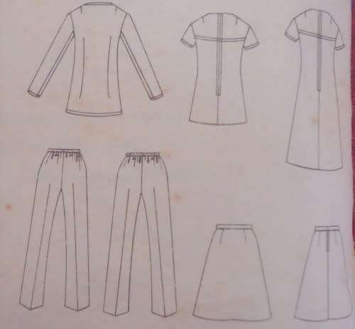 BUTTERICK 6322-JACKET-TUNIC-DRESS-PANTS-SKIRT SIZE14 BUST 36` SEE LISTING