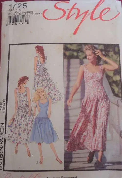 STYLE 1725 PANELLED SUNDRESS SIZE A  8 - 18 COMPLETE