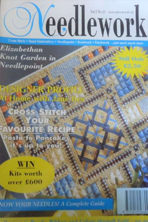 UK NEEDLEWORK VOL 2 # 11 - 100 PAGE MAGAZINE  ALL PATTERNS ARE CHECKED FOR INSTRUCTIONS AND PATT
