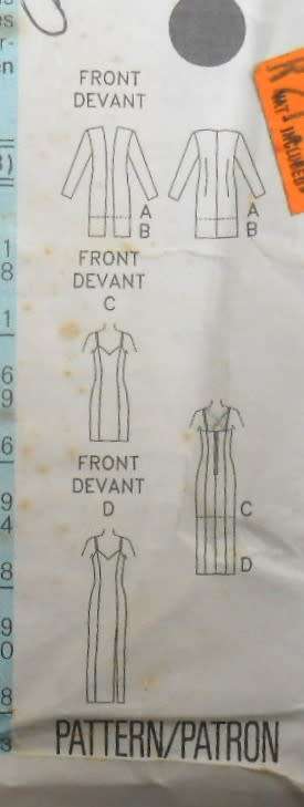 *VERY RARE FIND*  BUTTERICK 6481 STUNNING JACKET & DRESS SIZE 14-16-18 COMPLETE-PART CUT TO 16