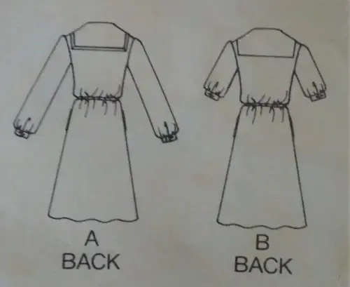 BUTTERICK PATTERN 3873 SAILOR COLLAR DRESS SIZE B 14 + 16 + 18 COMPLETE