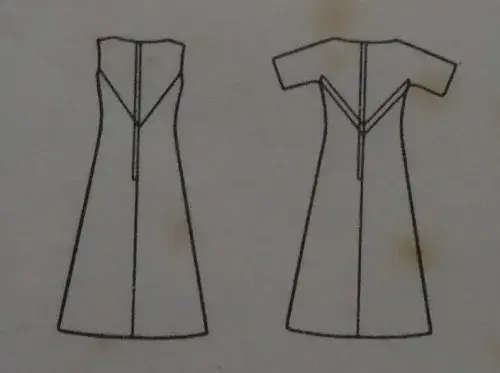 VINTAGE BUTTERICK PATTERN 2799 SEMI FITTED DRESS SIZE 14 BUST 34` COMPLETE-UNCUT-F/FOLDED VINTAGE BU