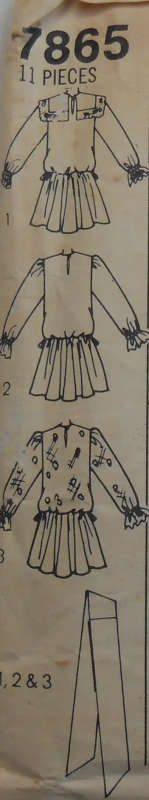 SIMPLICITY 7972 GIRLS TOP & PINAFORE SIZE A 3-6 YEARS COMPLETE      SIMPLICITY 7972  GSEWING PATTERN