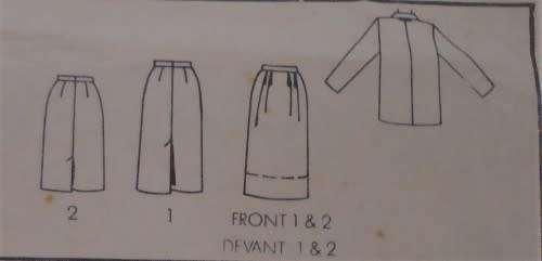 STYLE PATTERNS 4569  UNLINED JACKET & SKIRT  SIZE H  6 + 8 + 10  COMPLETE STYLE PATTE SEWING PATTERN