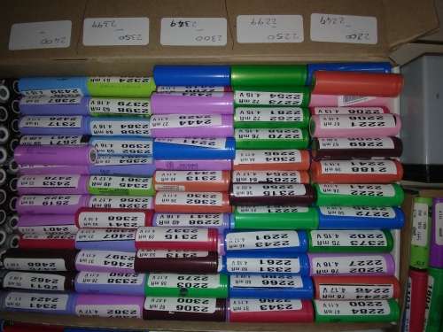 18650 Recycled Batteries - TESTED - 2000 ~2049 mAh