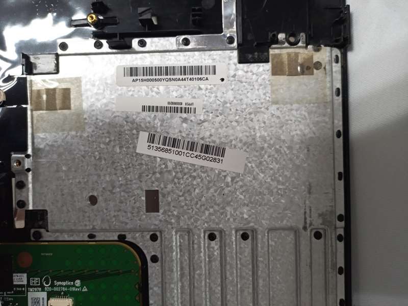 Toshiba Satellite C50 Palmrest AP15H000500