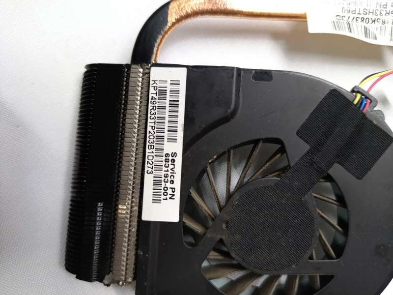 HP G6 2000 Series Heatsink and Fan 683193-001
