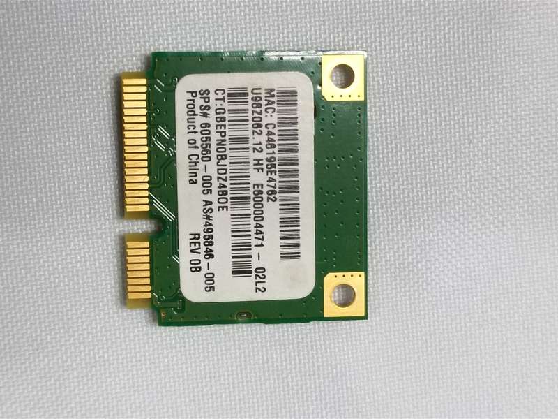 HP Pavilion DV6 Laptop - HP 605560-005 Half Mini PCI-e Wireless Card - 605560