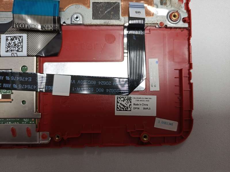 Dell Palmrest US Keyboard INSPIRON 11 (3162) RED CN-054RJ3