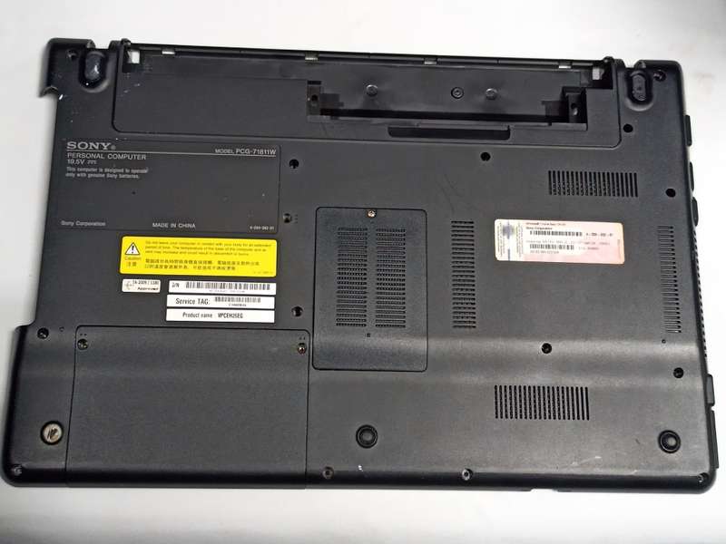 Genuine Sony VAIO VPCEH Series OEM Laptop Bottom Chassis Base Case - 4VHK1BHN020