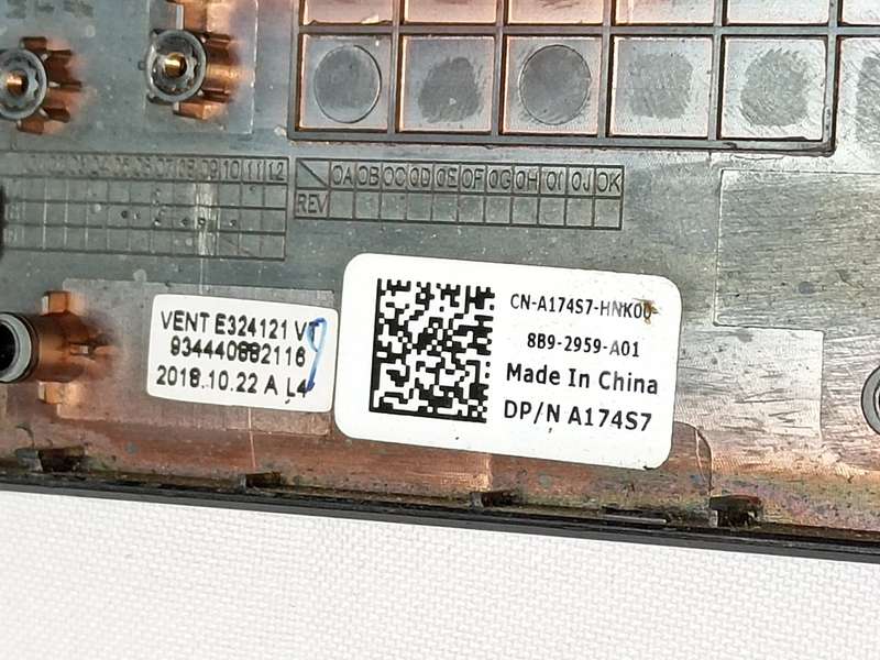 Genuine Dell Latitude 5480 Palmrest & Touchpad A174S7 - AP25A000700
