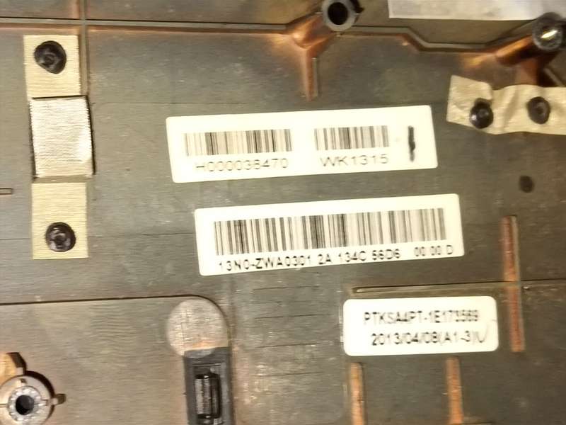 Toshiba Satellite C850  Base Bottom Case Cover 13N0-ZWA0301 H000038470