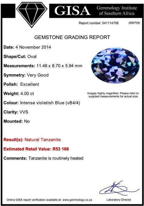 4.00ct Intense Violetish Blue (vB4/4)