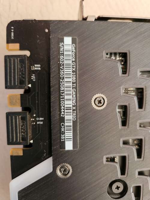 MSI Geforce GTX 1080ti Gaming X Trio