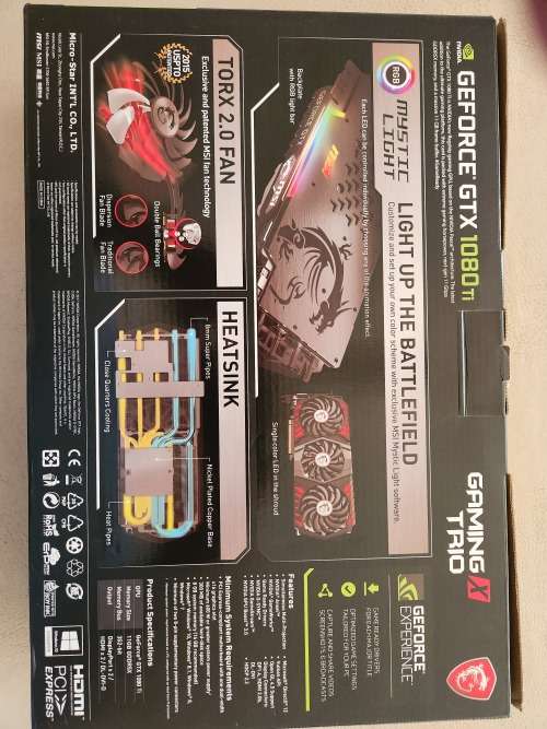 MSI Geforce GTX 1080ti Gaming X Trio